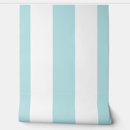 Bleek Robin Ei Blauw op witte strepen Behang
