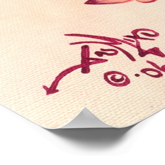 Bleek Roos ART PRINT fantasy angel (Hoek)