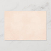 Bleek Roos Elegant Wedding Website Informatiekaartje (Achterkant)