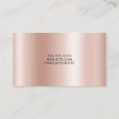 Bleek Roos Gold Elegant Ombre Visitekaartje (Achterkant)