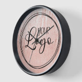 Bleek Roos Goud Glam Textuur Logo (Hoek)