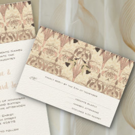 Bleek Roos Kunst Nieuwe Hummingvogels RSVP Ca Kaartje