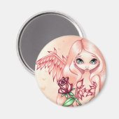 "Bleek Roos" magneet (Voorkant / Achterkant)