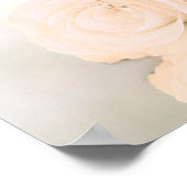 Bleek  Roos Stijlvolle, niet-aangesloten bruiloft Poster (Hoek)