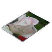 Bleek Rosebud Vloeibare Natuur Notitieboek (Linkerzijde)