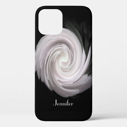 Bleek roze Abstract zwijn, naam  Case-Mate iPhone Case (Achterkant)