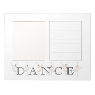 Bleek Roze Ballerina Dance Lined Pink Blocnote