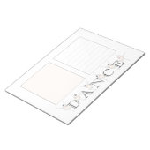 Bleek Roze Ballerina Dance Lined Pink Notitieblok (Schuin)