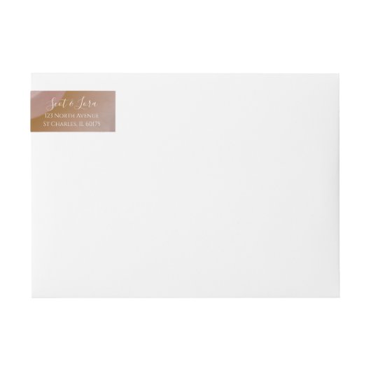 Bleek roze bruindraden bewaren de datum (Voorkant)