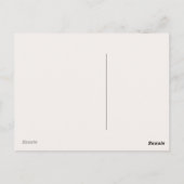 Bleek roze Camellia Briefkaart (Achterkant)