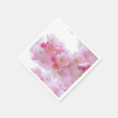 Bleek-roze Cherry Blossom Servet (Hoek)