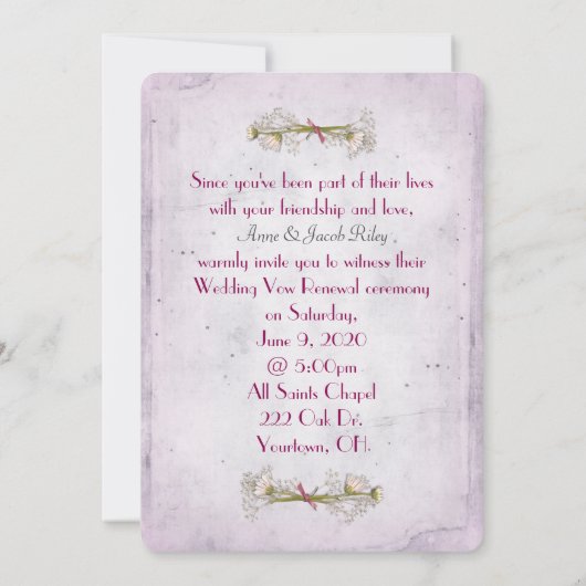 bleek roze daisy macro op verscheurd randpapier kaart (Achterkant)