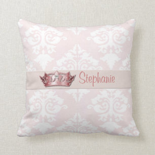 Bleek Roze Damask Princess Sierkussen
