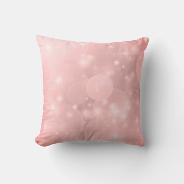 Bleek Roze, dubbelzinnig design Kussen (Voorkant)