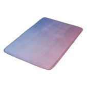 Bleek roze en blauwe gradiëntombre badmat (Gekanteld)