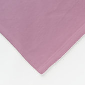 Bleek roze en blauwe gradiëntombre fleece deken (Hoek)