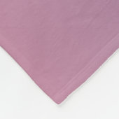 Bleek roze en blauwe gradiëntombre fleece deken (Hoek)