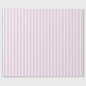 Bleek roze en witte snoepjes strepen cadeaupapier (Vlak)