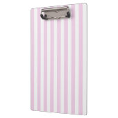 Bleek roze en witte snoepjes strepen klembord (Links)