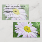 Bleek roze gekleurde draisy visitekaartje (Voorkant / Achterkant)