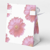 Bleek roze gerbera daisy bedankdoosjes (Achterkant)