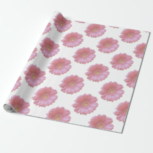 Bleek roze gerbera daisy cadeaupapier