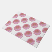 Bleek roze gerbera daisy deurmat (Schuin)