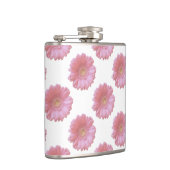 Bleek roze gerbera daisy heupfles (Rechts)