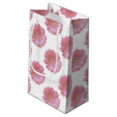Bleek roze gerbera daisy klein cadeauzakje (Achterkant Gekanteld)