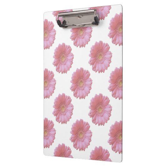Bleek roze gerbera daisy klembord (Links)