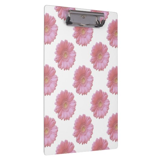 Bleek roze gerbera daisy klembord (Rechts)