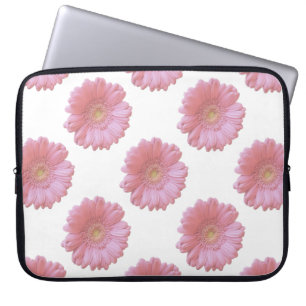Bleek roze gerbera daisy laptop sleeve