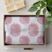 Bleek roze gerbera daisy tissuepapier (Geschenk)