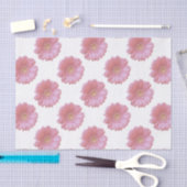 Bleek roze gerbera daisy tissuepapier (Craft)