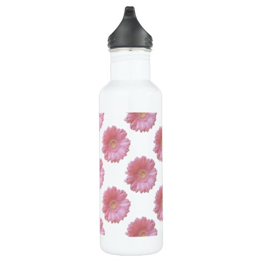 Bleek roze gerbera daisy waterfles (Rechts)