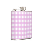 Bleek roze gingham heupfles (Rechts)