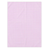 Bleek roze gingham tafelkleed (Voorkant)