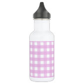 Bleek roze gingham waterfles (Links)