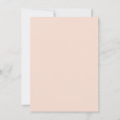 Bleek Roze Gold Glitter Foto Afstuderen Kaart (Achterkant)