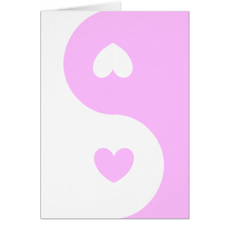 Bleek roze hartje Yang Symbool Lace Pattern Love