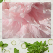  Bleek roze keukenhanddoek (Gevouwen)