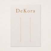 Bleek roze leder met multiHaarklem Kaart (Voorkant)