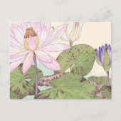  Bleek roze Lotus Briefkaart (Voorkant)