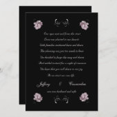 Bleek roze mededeling van de ontwikkeling aankondiging (Voorkant / Achterkant)