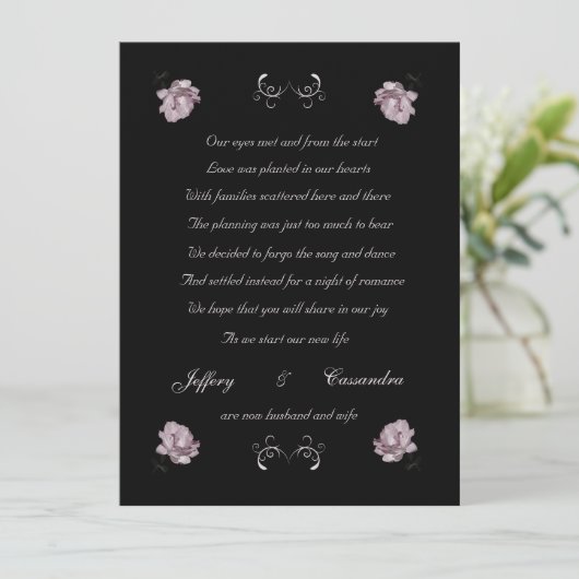 Bleek roze mededeling van de ontwikkeling aankondiging (Staand voorkant)