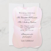 Bleek roze mini-Rozen Vrijgezellenfeest 1C Kaart (Achterkant)