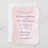 Bleek roze mini-Rozen Vrijgezellenfeest 1C Kaart (Achterkant)