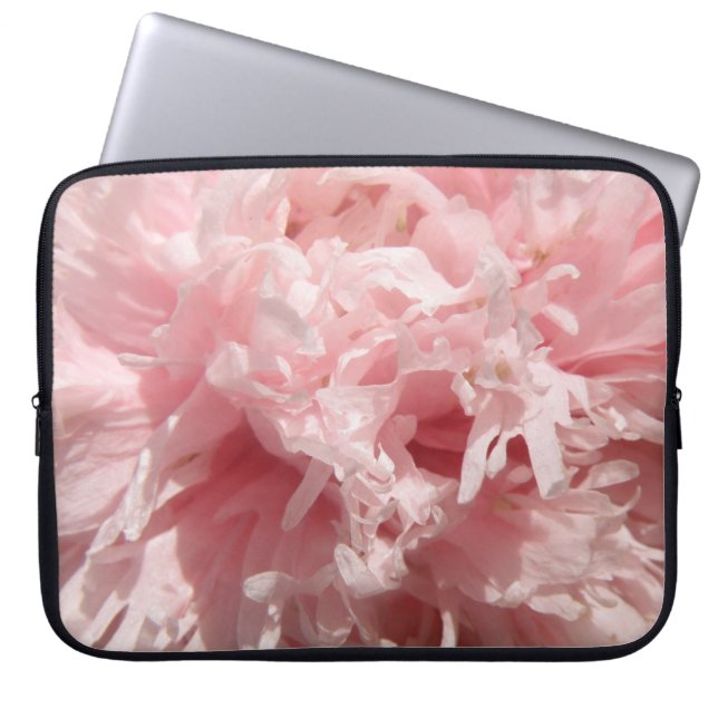  Bleek Roze Papoea-laptoptas Laptop Sleeve (Voorkant)