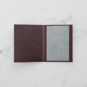 Bleek roze pony-Wenskaart Kaart (Binnen)