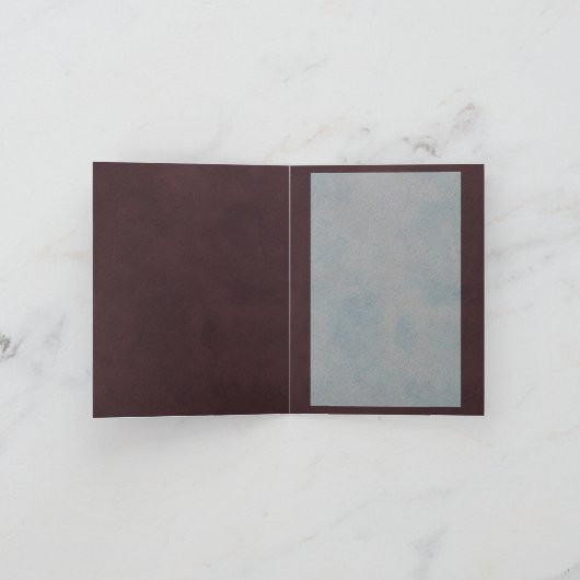 Bleek roze pony-Wenskaart Kaart (Binnen)